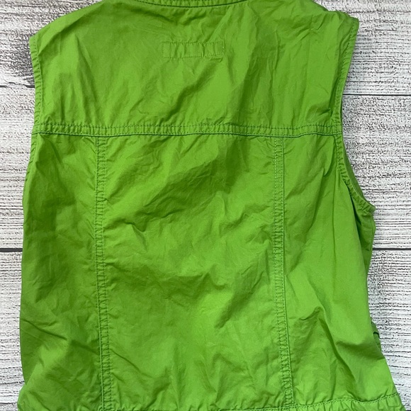 MICHAEL KORS GREEN ZIP UP DRAWSTRING DRESS  XS - Picture 5 of 7
